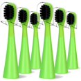 thumbnail image 1 of Toothbrush Heads iOearry 6 Pack with Dust Covers Green, 1 of 6