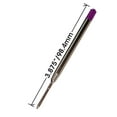 thumbnail image 2 of Jaymo Replacement for Parker 1950369/1950370/1950371 - Measures 3.875 in / 98 mm Long - G2 Ballpoint Pen Refill - 6 Purple, 2 of 5