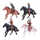 thumbnail image 4 of Figuras de ,Figuras de los West Cowboys Juguetes Montar a caballo,Figuras Figuras americanas Playset, miniatura Figura de acción Modelo de vaquero occidental,Figuras Hombres, 4 of 8