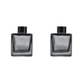 thumbnail image 4 of Difusores de Caña de Fragancia Bewildely para Dormitorio Vidrio Cuadrado 200mL Gris Humo 2piezas, 4 of 6