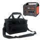 thumbnail image 1 of Estuche de transporte de viaje Compatible con estuche de almacenamiento de central eléctrica portátil con fondo impermeable y bolsillos frontales para energía solar, 1 of 5