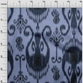 thumbnail image 2 of oneOone Organic Cotton Poplin Twill Fabric Ethnic Ikat Print Fabric By The Yard 42 Inch Wide, 2 of 4
