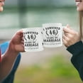 thumbnail image 6 of 46th Wedding Anniversary Mugs for Couple Husband Wife - I Survived 46 Years of Marriage and All I Got Was This Mug - 46 Year Anniversary 11 oz Coffee Mug for Him Her, 6 of 6