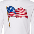 thumbnail image 4 of Inktastic American Flag Design Long Sleeve Youth T-Shirt, 4 of 5