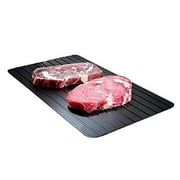 Quadow Defrost Tray,Easy Thaw Tray Defrost Food Quickly and Safely,No Power,No Chemistry (11.6x8.2 inch)