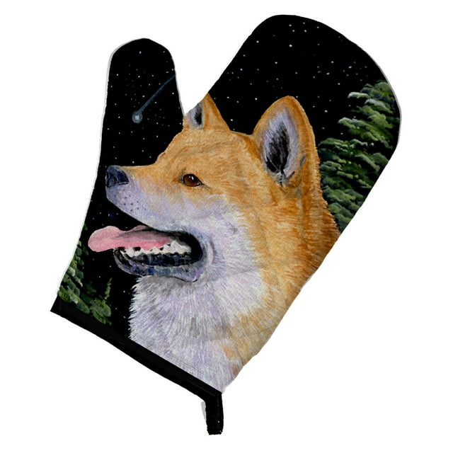 Carolines Treasures SS8598OVMT Shiba Inu Four Mitaine