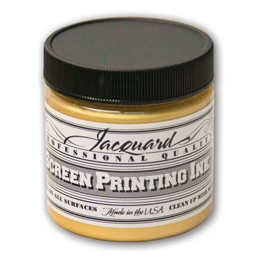 Jacquard Professional Screen Printing Ink, 4 oz., Gold