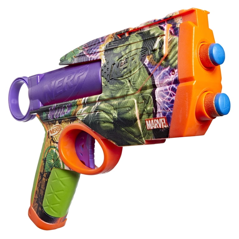 Nerf Marvel Hulk Dart Blaster, 4 Nerf N1 Darts, Ages 8+ - Walmart.com