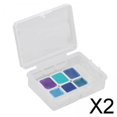thumbnail image 1 of Juego De Bolsillo De Viaje Con Pigmento Sólido Para Uñas 2x6 Colores Bricolaje Para Artistas Principiantes Estilo C 2 piezas Yuyangstore, 1 of 8
