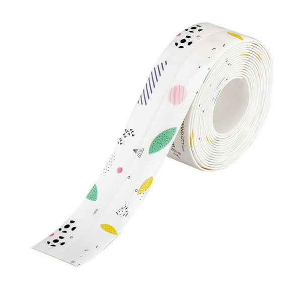 Toystoory Pegatinas de cocina fregadero impermeable cinta adhesiva a prueba de aceite baño hermoso Juegos de accesorios de baño No.15