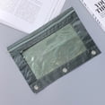 thumbnail image 6 of ZKCCNUK Pencil Pouch for 3 Ring Binder, Waterproof Zipper File Bags with Clear Window, Oxford Office Filing Documents Storage Folder Office Supplies, 6 of 8