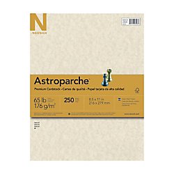 Text 30% Recycled Natural - Astroparche® Specialty Cover Stock, 8 1/2