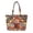 Christmas Cat Print, variant on XYZCANDO Green Christmas Themed Padded Shoulder Tote Bag Large Capacity Quilted Daily Handbag for Holiday Shopping Travel Work Cute Candy Cane Star Pattern Women's