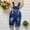 Blue 2, variant on Toddler Boys Girls Adjustable Jean Overalls Casual Outdoor Newborn Denim Jumpsuits Loose Fit Cute Embroidery Rabbit Bib Pants