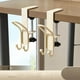 thumbnail image 5 of Colgador ajustable para medias y guirnaldas de chimenea | Gancho de ladrillo resistente para repisas | Sin tornillos ni taladros | Diseño de doble gancho para decoración navideña, 5 of 6