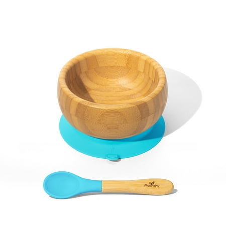 Baby Bowl   Spoon | Bamboo & Silicone