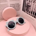 thumbnail image 1 of FOCUSNORM Lunettes de Soleil pour Enfants, Monture Ronde pour Garçons et Filles, 1 of 5