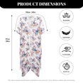 thumbnail image 6 of HELLHERO High Quality Fabrics Beach Cover Up for Resort Long Free Size Bathing Suit Cover Up Colorful Butterflies, 6 of 6