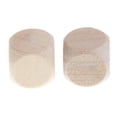 thumbnail image 3 of 50pcs 16mm Blank Cubes Square Corners, Wooden, D6 Math s Set for Board, 3 of 8