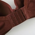 thumbnail image 5 of adviicd Women's Full Coverage Bras Plus Size Lightly Lined Full Coverage Push Up Bralettes Soft Supportive Sexy Bras Wine, 90C, 5 of 7