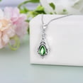 thumbnail image 3 of Urn Necklace for Ashes 925 Sterling Silver with May Birthstone Cremation Jewelry Keepsake Ashes Pendant Necklace Memorial Jewelry for Women Loved One, 3 of 10