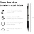 Zebra F-301 Ballpoint Stainless Steel (Black) - Walmart.com