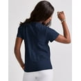 thumbnail image 4 of Hanes Originals Women's Tri-Blend T-Shirt Athletic Navy Heather S, 4 of 7