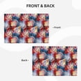 thumbnail image 3 of Rocae Hawaiian Style Printed Heat Resistant Place Mats,Classic Hemstitch Cloth Fabric Placemats Imitation Linen Place Mat Table Mats 18x12 inch, 3 of 5