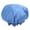 Sky Blue, variant on Opvise Home Women Elastic Reusable Waterproof Shower Cap Head Hair Cover Bathing Hat Golden