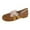 Brown, variant on Women's Low Heel Ballet Flats Shoes Suede Cross Strap Flower Comfortable Slip on Round Toe Flat Casual Mary Jane Wedding Party Dress Shoes Dressy Shoes