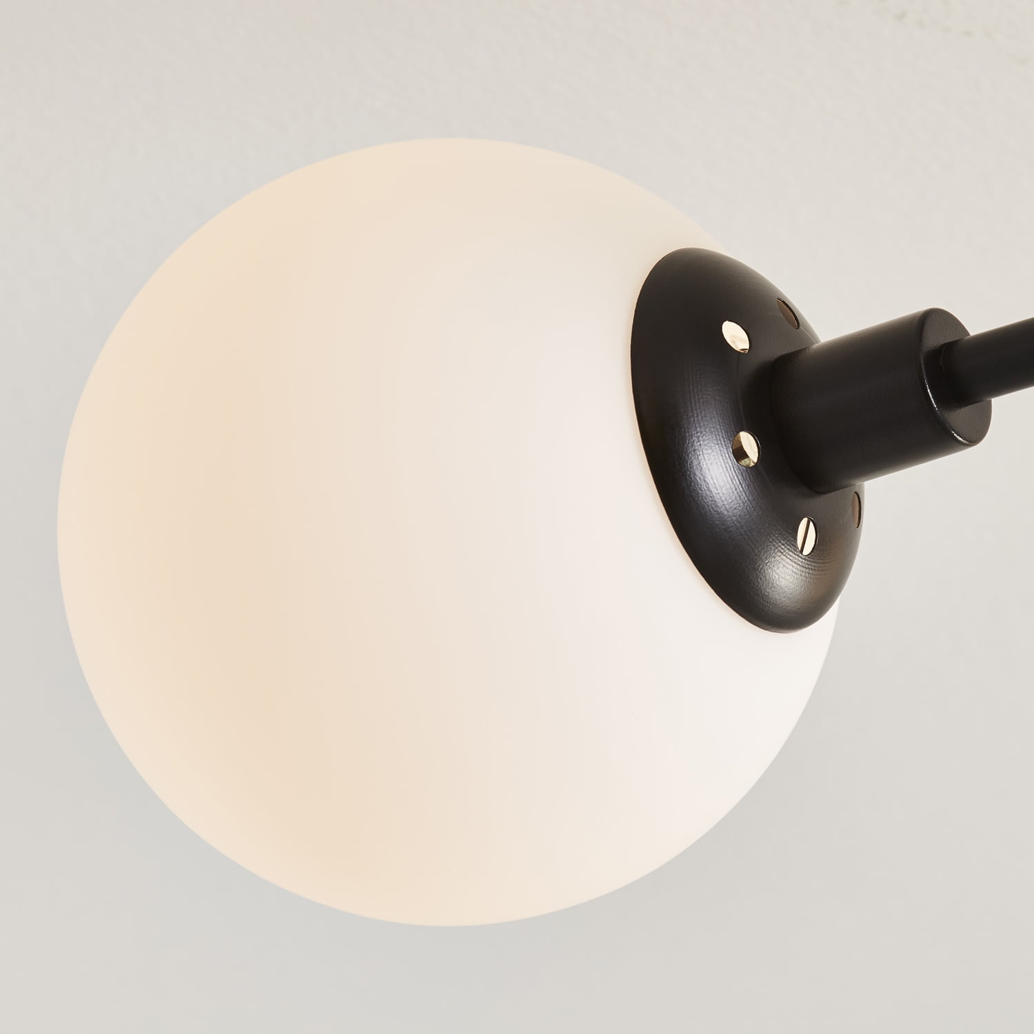 Better Homes & Gardens Five Globe Flush Mount Ceiling Light Matte Black Finish，T6×5 40W Soft White, Candelabra Base, Dimmable, 1 Pack