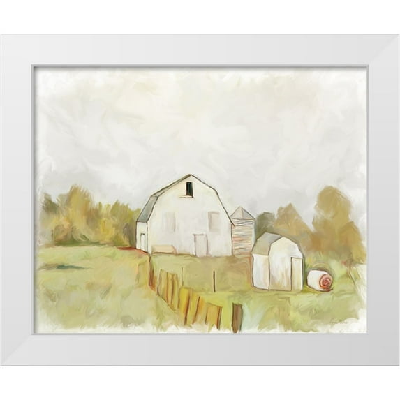 Murdock, Ramona 32x26 White Modern Wood Framed Museum Art Print Titled - Barn 507