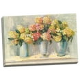 thumbnail image 1 of Gango Home Decor Contemporary Ivory and Blush Hydrangea Bouquets by Carol Rowan (Ready to Hang); One 18x12in Hand-Stretched Canvas, 1 of 3
