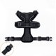 thumbnail image 1 of Suministros para mascotas, Arnés de pecho, Correa para gatos, Correa para caminar para gatos antigolpes, Arnés para gatos para perros pequeños, Cinturón de cuero ajustable, Collar reflectante para arnés de gato, Chaleco transpirable, Negro XS brillar Electrónica, 1 of 5