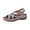 Silver, variant on Orthopedic Shoes for Women Wide Width, Walking Shoes Women Slip On, Women's Crisscross Wedge Sandals - Adjustable Buckle Strap Open Toe Comfort Walking Shoes, Champagne 6