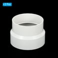 thumbnail image 3 of Uxcell 5" to 4" Duct Reducer Ducting Airflow Tube Increaser Adapter Pipe Fitting 2 Pack, 3 of 5