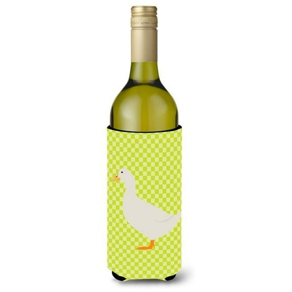 American Pekin Duck Green Wine Bottle Beverge Insulator Hugger