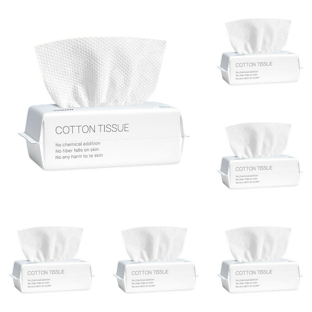 Disposable Face Towels Pure Cotton Facial Tissues Soft Cotton Cleansing Towels Travel Makeup Removal And Cleaning Towels Soft And Durable Suitable For All People 2PCS