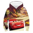 thumbnail image 3 of Pixar Cars Hooded Sweatshirt Kids Cartoon Lightning McQueen Children Long Sleeve Pullover Baby Boys Girls Hoodies Tops Clothing, 3 of 6