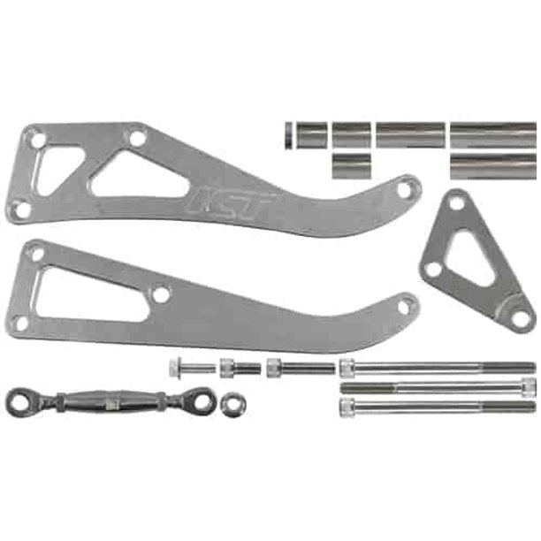 ICT Billet 551705 Billet Alternator Bracket Small Block Chevy Long Water Pump Dr