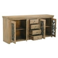 thumbnail image 2 of Hearst Sideboard 4-Drawer 4-Door in Traditional Natural Finish on Solid Wood, 2 of 4