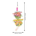 thumbnail image 3 of SHISUYAN 4Pcs Bird Toy Hanging Parrot Bite Toy Funny Bird Chew Toy Interesting Toy Bird Plaything(Random Color), 3 of 9