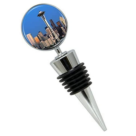 Seattle Wine Bottle Stopper In Gift Box, Perfect For House Warming Gift