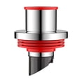 thumbnail image 1 of Dranado de sello de sello de sello anillo de sellado múltiples tapa de desagüe de sellado de sellado de sellado anillo de sello para lavadora de baño Plata, 1 of 8