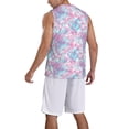 thumbnail image 2 of Honeii Tie Dye print basktball shirt for men and women, Unisex basketball jersey for Theme party-XX-Large, 2 of 6