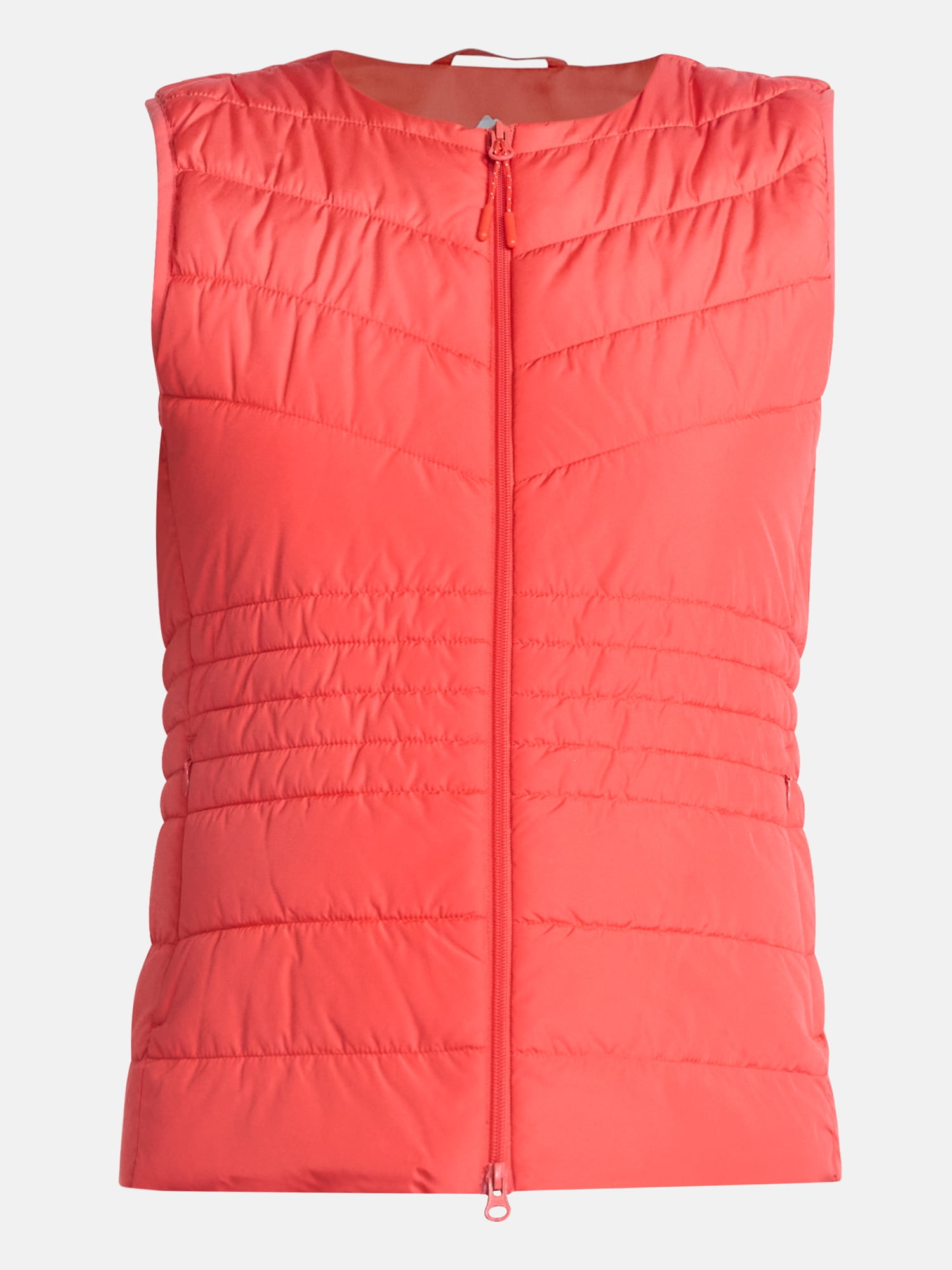 Ozark Trail Women's and Women's Plus Collarless Puffer Vest, Sizes XS-3X