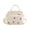 beige cherry, variant on Linvy coffee colored leopard print insulated lunch bag, large reusable refrigerated tote bag with adjustable shoulder straps, leak proof insulated lunch box for men and women, suitable for work
