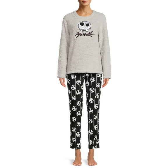 Nightmare Before Christmas Women's and Women's Plus License Pajama 2 Piece Set