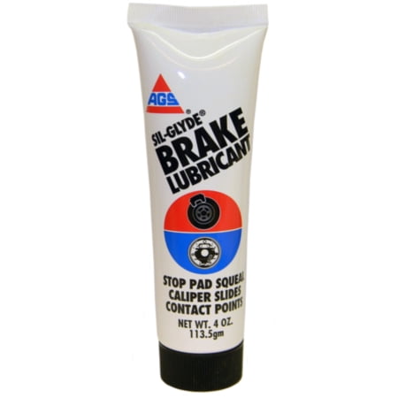 American Grease Stick (AGS) Sil-Glyde Silicone Brake Caliper Lubricant - Lubricates caliper slides - Stops pad squeal, 4 oz tube, sold by (Best Grease For Brake Caliper Pins)