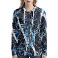 thumbnail image 2 of Eheartsgir Women's Hunting Camouflage Hooded Fashion Hoodies & Sweatshirts Blue Lightweight Zip-up Hoodies for Women Zipper Pocket Size XS-5XL, 2 of 5